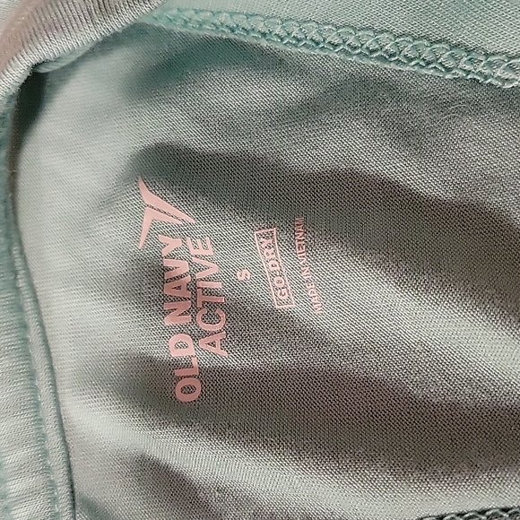 Old Navy, athletic tank top, small, green, back is open or you can tie to secure - Picture 2 of 5
